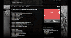 Desktop Screenshot of infantrydrills.com